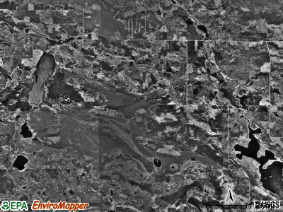 Third River township, Minnesota satellite photo by USGS