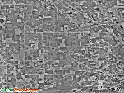 Lammers township, Minnesota satellite photo by USGS