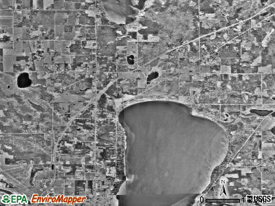 Northern township, Minnesota satellite photo by USGS
