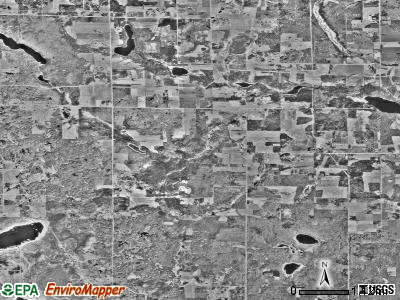 Moose Creek township, Minnesota satellite photo by USGS