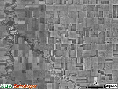 Shelly township, Minnesota satellite photo by USGS