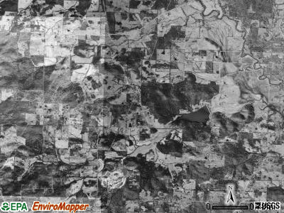 Foster township, Arkansas satellite photo by USGS