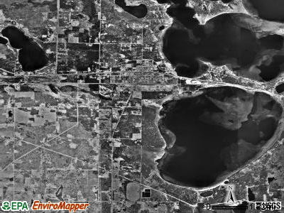 Pike Bay township, Minnesota satellite photo by USGS
