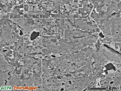 Rice township, Minnesota satellite photo by USGS