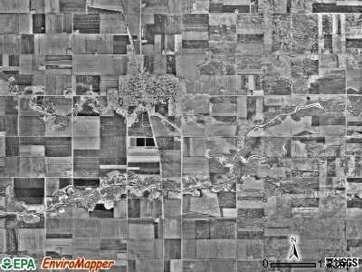 McDonaldsville township, Minnesota satellite photo by USGS