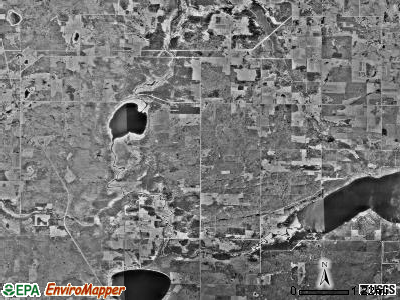 Hart Lake township, Minnesota satellite photo by USGS