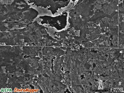 Salem township, Minnesota satellite photo by USGS