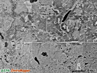 Lake Alice township, Minnesota satellite photo by USGS