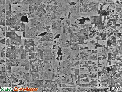 Lake Grove township, Minnesota satellite photo by USGS