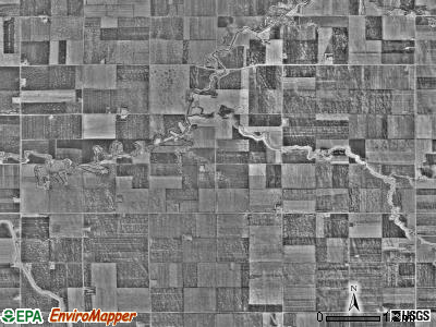 Mary township, Minnesota satellite photo by USGS