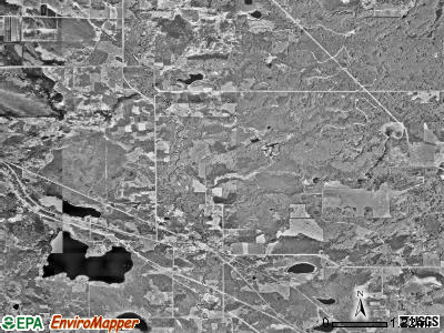 Feeley township, Minnesota satellite photo by USGS