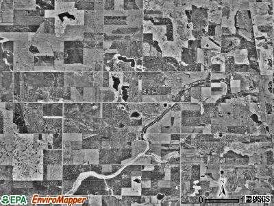Spring Creek township, Minnesota satellite photo by USGS