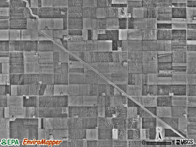 Viding township, Minnesota satellite photo by USGS