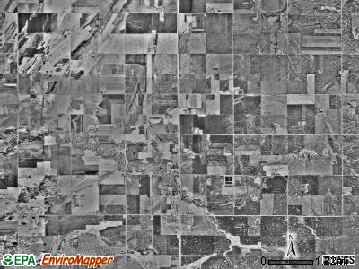 Ulen township, Minnesota satellite photo by USGS
