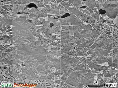 Sago township, Minnesota satellite photo by USGS