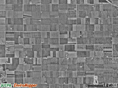 Morken township, Minnesota satellite photo by USGS