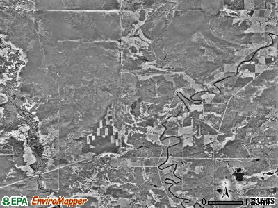 Verdon township, Minnesota satellite photo by USGS