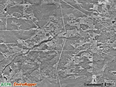 Halden township, Minnesota satellite photo by USGS