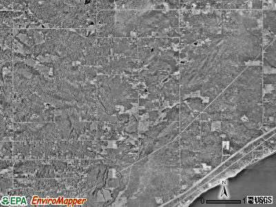 Lakewood township, Minnesota satellite photo by USGS