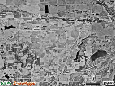 Straight River township, Minnesota satellite photo by USGS