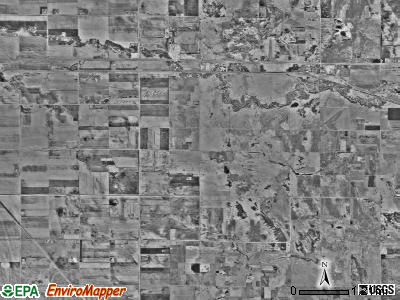 Riverton township, Minnesota satellite photo by USGS