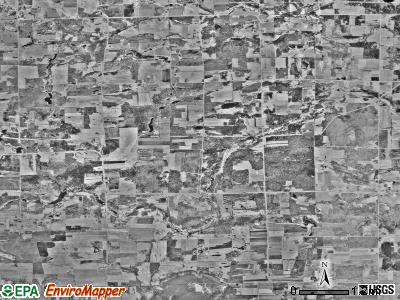Runeberg township, Minnesota satellite photo by USGS