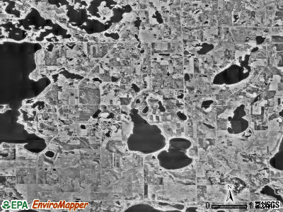 Lake Eunice township, Minnesota satellite photo by USGS