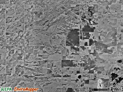 McKinley township, Minnesota satellite photo by USGS