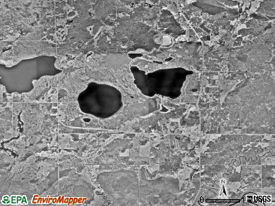 Waukenabo township, Minnesota satellite photo by USGS