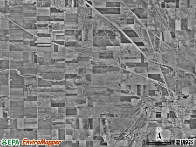 Barnesville township, Minnesota satellite photo by USGS