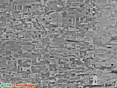 Paddock township, Minnesota satellite photo by USGS