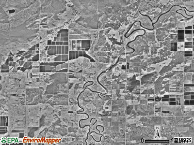 Morrison township, Minnesota satellite photo by USGS