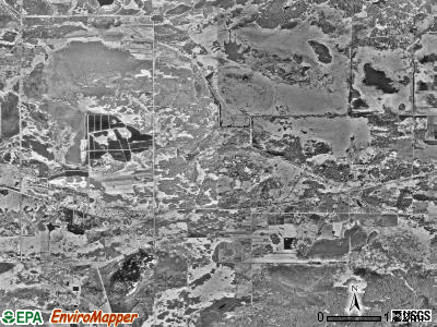 McGregor township, Minnesota satellite photo by USGS