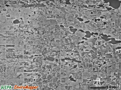 Norwegian Grove township, Minnesota satellite photo by USGS