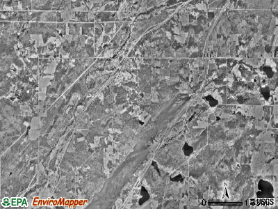 Mahtowa township, Minnesota satellite photo by USGS