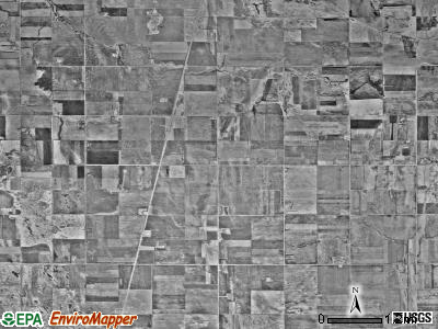 Manston township, Minnesota satellite photo by USGS