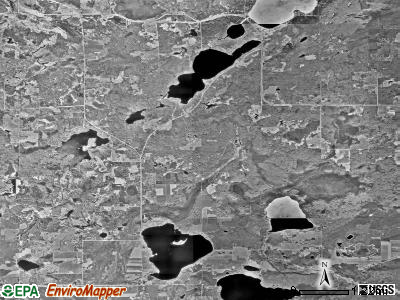 Glen township, Minnesota satellite photo by USGS