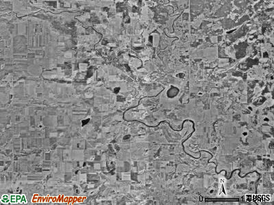 Thomastown township, Minnesota satellite photo by USGS
