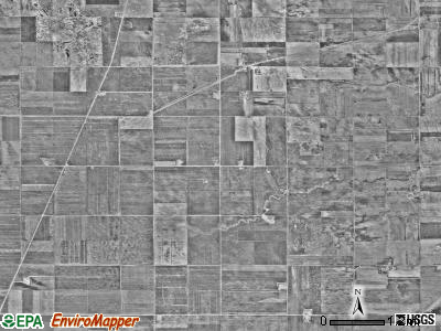Meadows township, Minnesota satellite photo by USGS