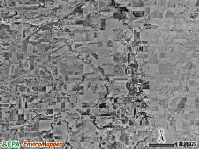 Compton township, Minnesota satellite photo by USGS