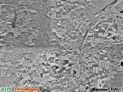Sturgeon Lake township, Minnesota satellite photo by USGS