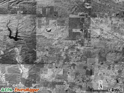 Beaver township, Arkansas satellite photo by USGS