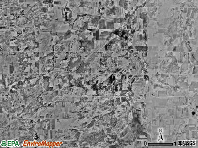Oak Valley township, Minnesota satellite photo by USGS