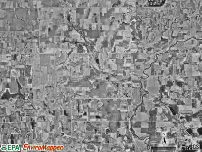 Moran township, Minnesota satellite photo by USGS