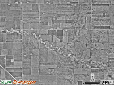 Sunnyside township, Minnesota satellite photo by USGS