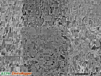 Germania township, Minnesota satellite photo by USGS