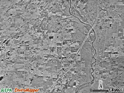Finlayson township, Minnesota satellite photo by USGS