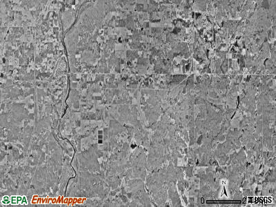 Sandstone township, Minnesota satellite photo by USGS
