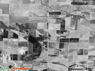 Scott township, Arkansas satellite photo by USGS