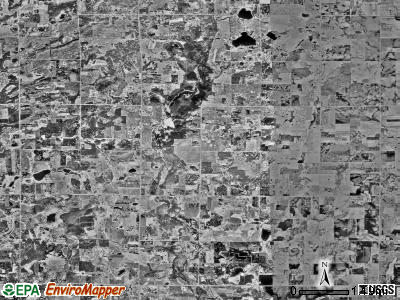 Spruce Hill township, Minnesota satellite photo by USGS